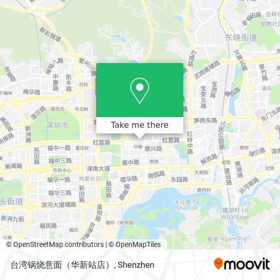 台湾锅烧意面（华新站店） map