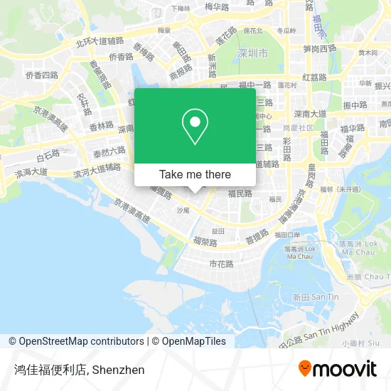 鸿佳福便利店 map