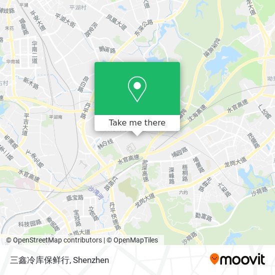 三鑫冷库保鲜行 map
