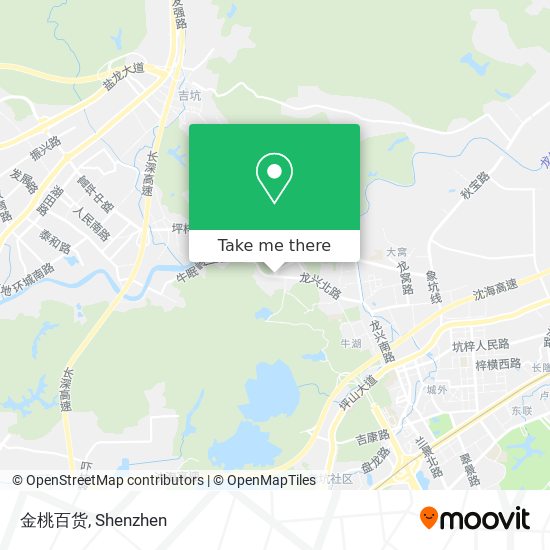 金桃百货 map