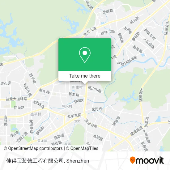 佳得宝装饰工程有限公司 map