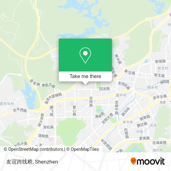 友谊跨线桥 map