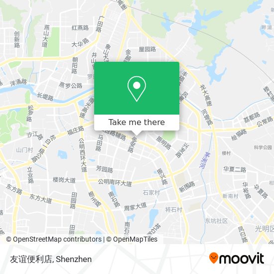 友谊便利店 map