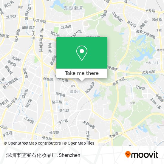 深圳市蓝宝石化妆品厂 map
