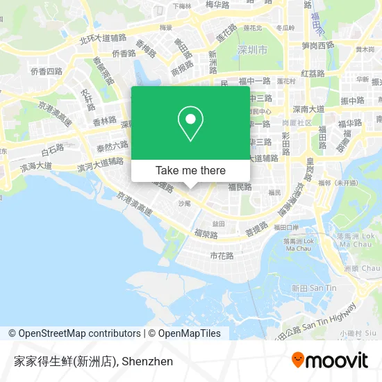 家家得生鲜(新洲店) map