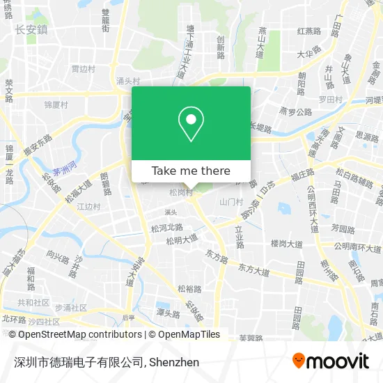 深圳市德瑞电子有限公司 map