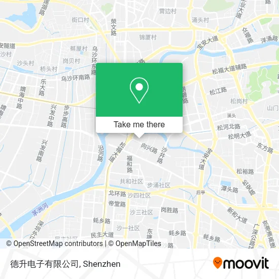 德升电子有限公司 map