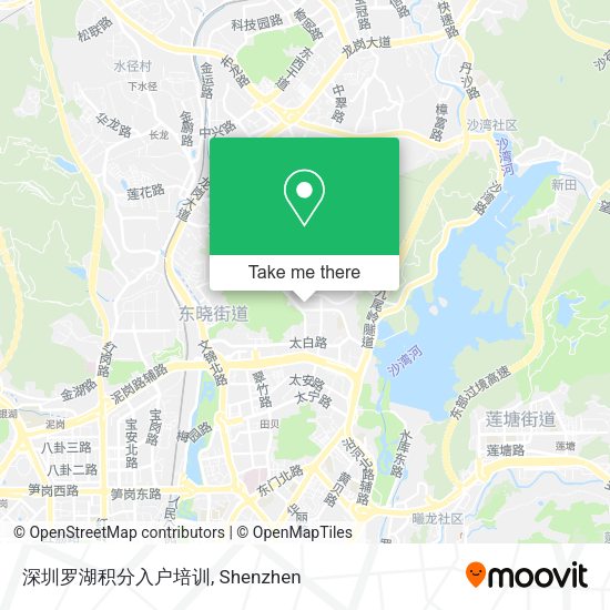 深圳罗湖积分入户培训 map