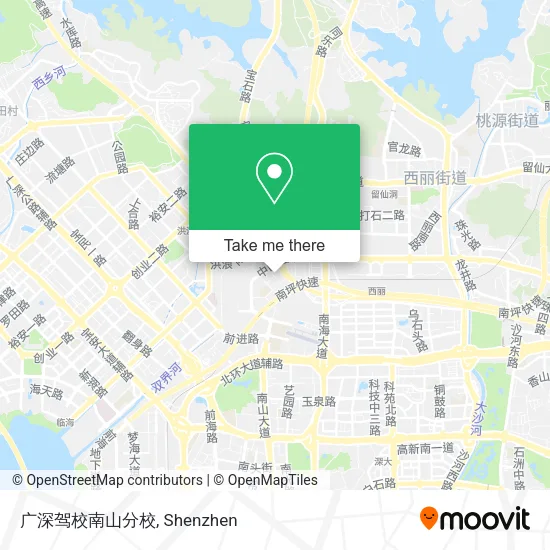 广深驾校南山分校 map