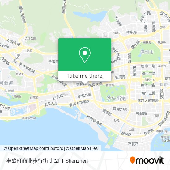 丰盛町商业步行街-北2门 map