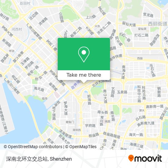 深南北环立交总站 map