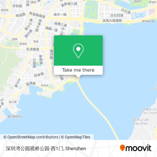 深圳湾公园观桥公园-西1门 map