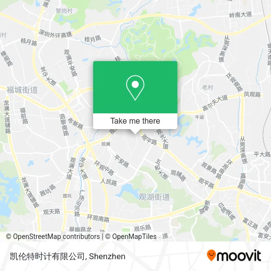 凯伦特时计有限公司 map