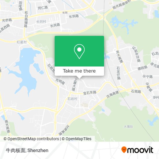 牛肉板面 map