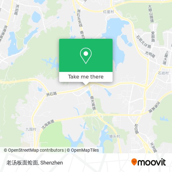 老汤板面烩面 map