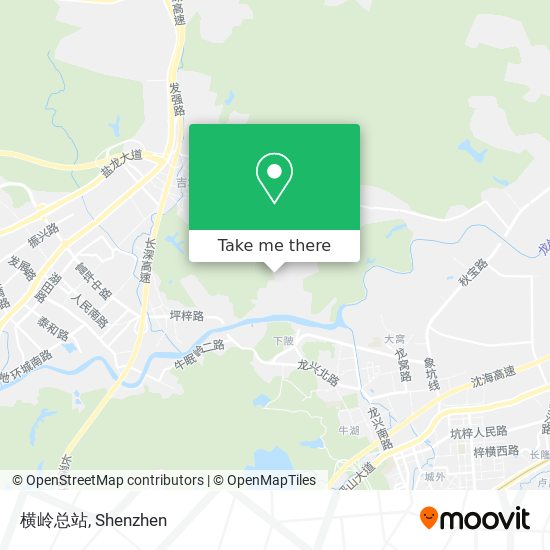 横岭总站 map