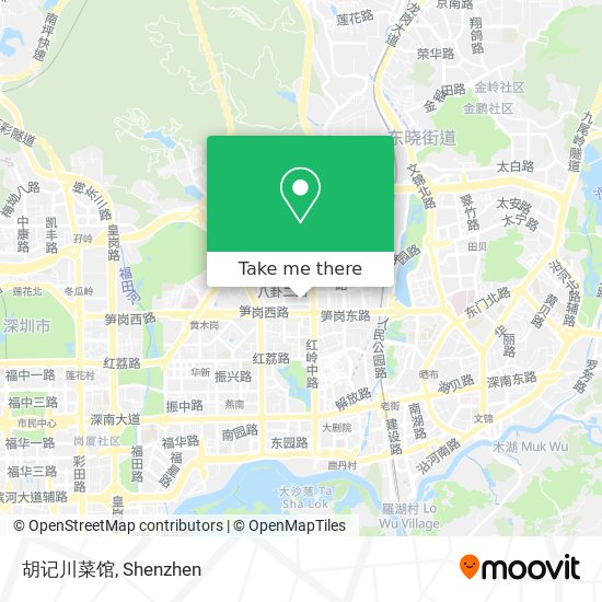 胡记川菜馆 map