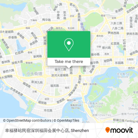 幸福驿站民宿深圳福田会展中心店 map