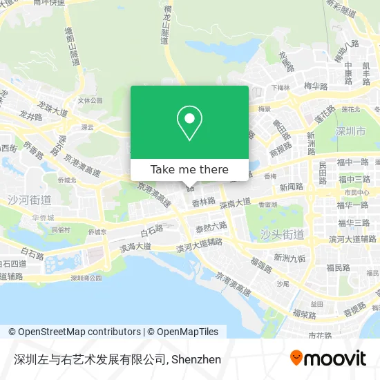 深圳左与右艺术发展有限公司 map