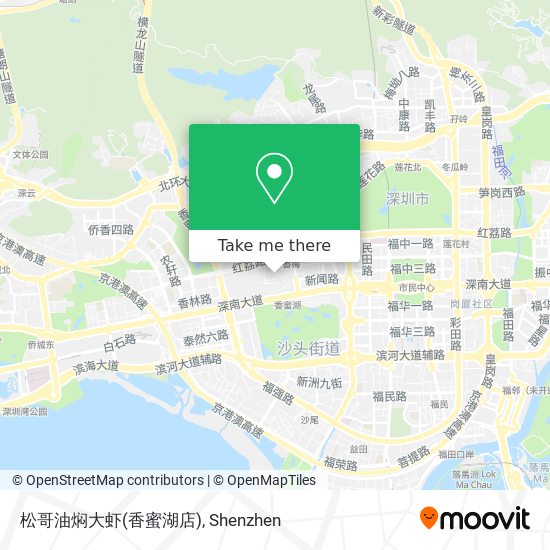 松哥油焖大虾(香蜜湖店) map