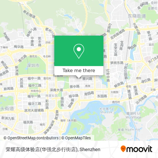 荣耀高级体验店(华强北步行街店) map