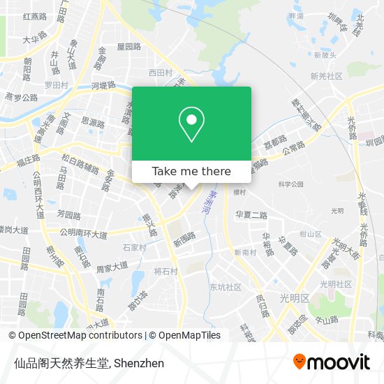 仙品阁天然养生堂 map