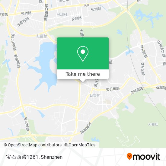 宝石西路1261 map