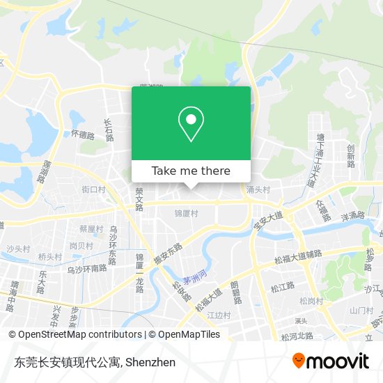 东莞长安镇现代公寓 map