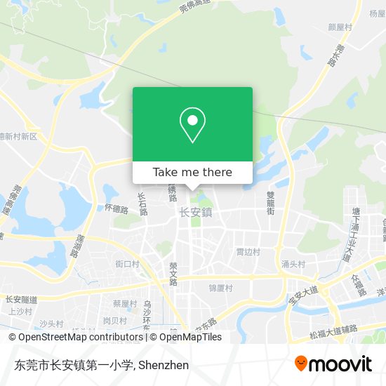 东莞市长安镇第一小学 map