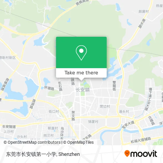 东莞市长安镇第一小学 map