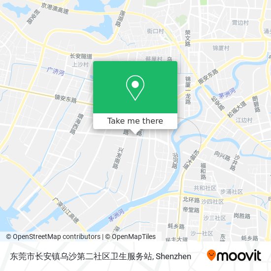 东莞市长安镇乌沙第二社区卫生服务站 map