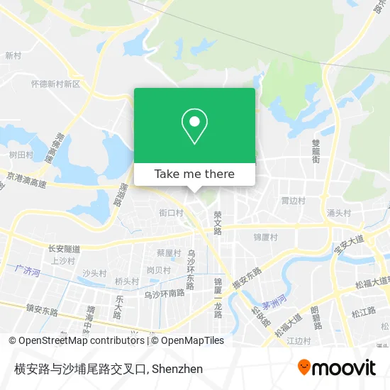横安路与沙埔尾路交叉口 map