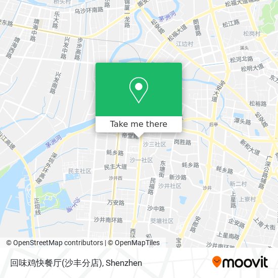 回味鸡快餐厅(沙丰分店) map