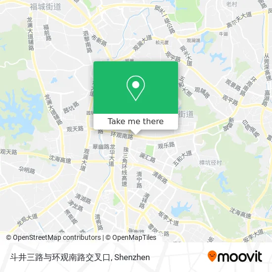 斗井三路与环观南路交叉口 map