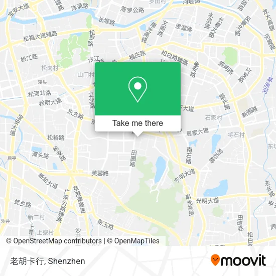 老胡卡行 map