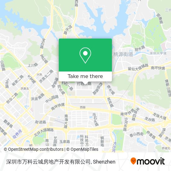 深圳市万科云城房地产开发有限公司 map