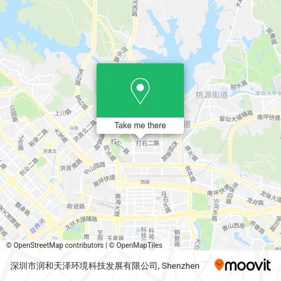 深圳市润和天泽环境科技发展有限公司 map
