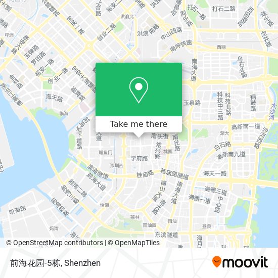 前海花园-5栋 map