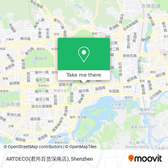 ARTDECO(君尚百货深南店) map
