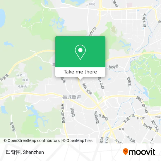 凹背围 map