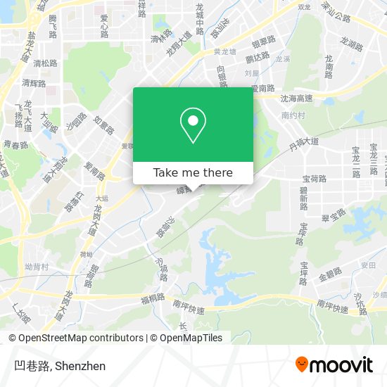 凹巷路 map
