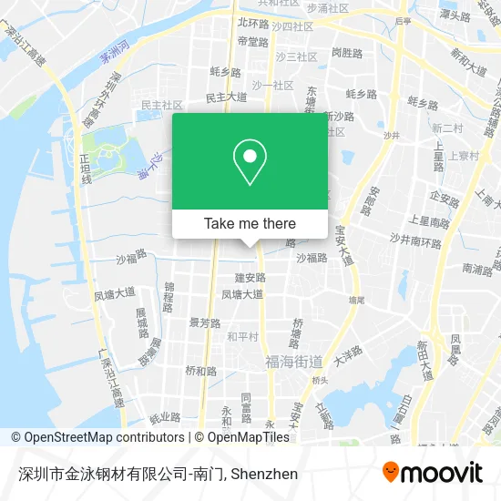 深圳市金泳钢材有限公司-南门 map