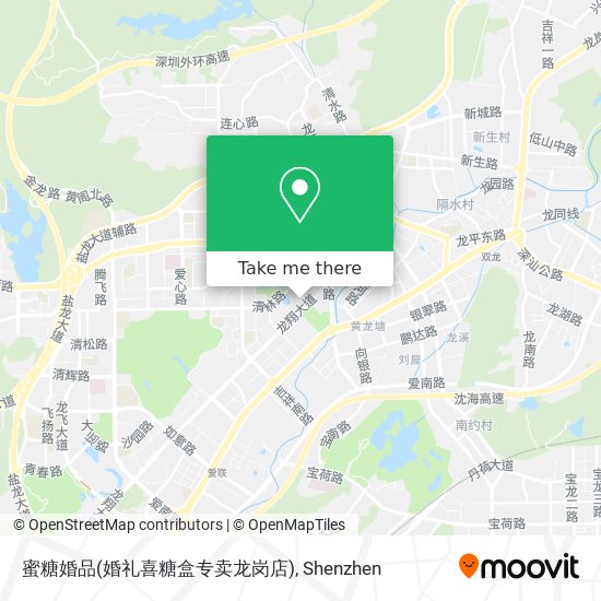 蜜糖婚品(婚礼喜糖盒专卖龙岗店) map