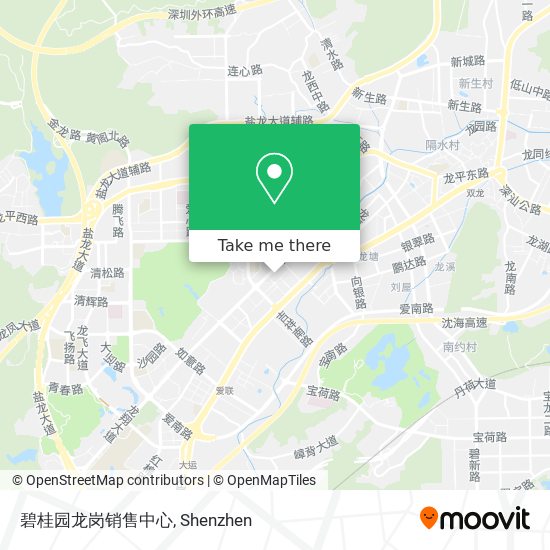 碧桂园龙岗销售中心 map