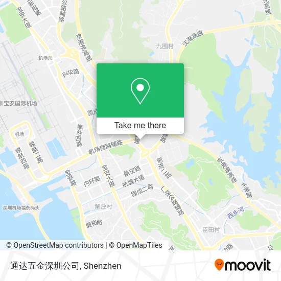 通达五金深圳公司 map