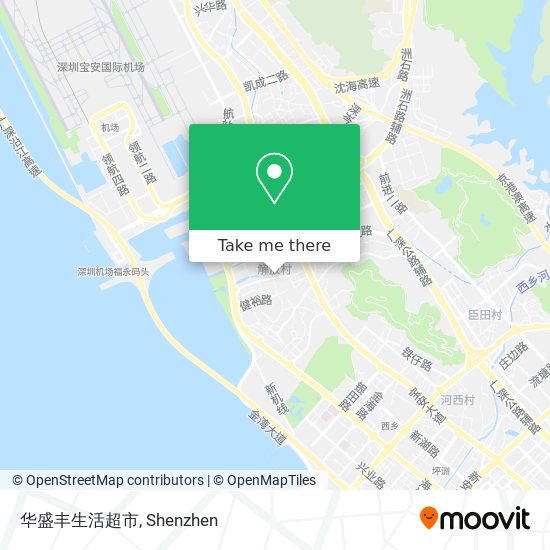 华盛丰生活超市 map