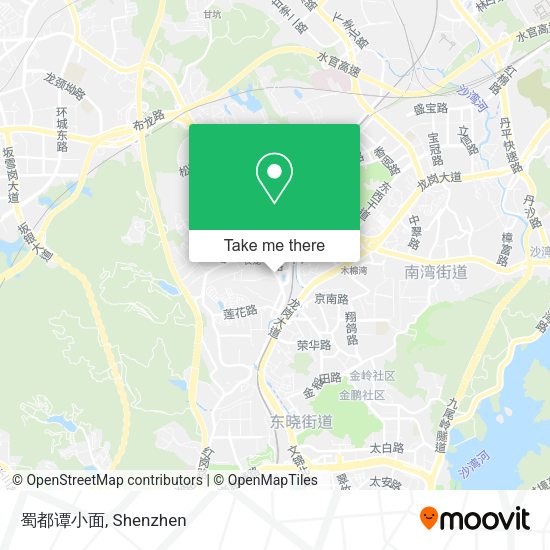蜀都谭小面 map