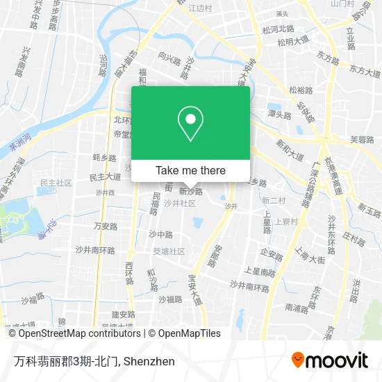 万科翡丽郡3期-北门 map