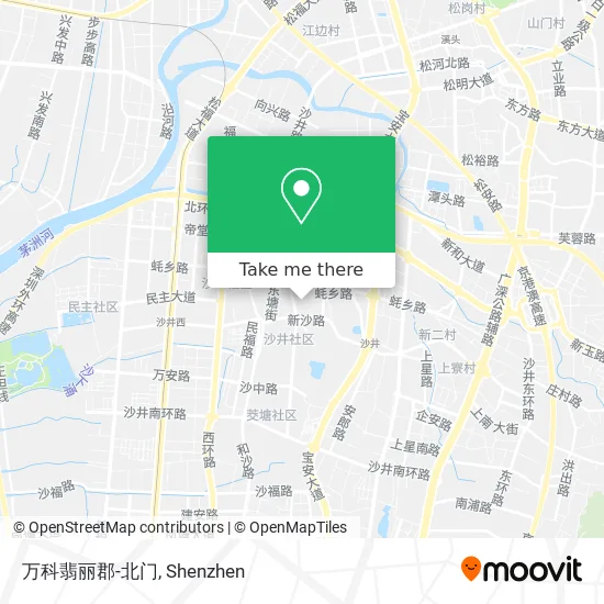 万科翡丽郡-北门 map