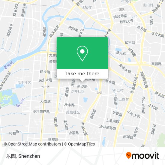 乐陶 map